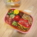 kuru☆彡's cooksnap of when they made 節分☆赤鬼☆黒鬼☆おにぎり弁当♩キャラ弁.