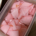 みーちーこー's cooksnap of when they made ☆つまみ☆大根の紅しょうが汁漬.