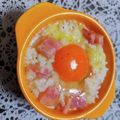 SUNMOONMOM's cooksnap of when they made カルボナーラ風＊レンジでリゾット.
