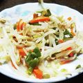 ★むさ's cooksnap of when they made シャキっと肉野菜炒め【レンジ2分20秒】.