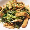オアシス☆彡's cooksnap of when they made お弁当_冷凍_水菜と油揚げ炒め.