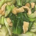 クック78R779☆'s cooksnap of when they made チンゲン菜と油揚げ◎さっと煮.
