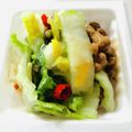 azbjbn's cooksnap of when they made 納豆_白菜漬けだけ.