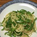 おはなすき's cooksnap of when they made ☆超簡単☆和風ピーマンパスタ☆スパゲティ.