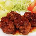 みつ葉♪'s cooksnap of when they made 牛切り落とし１口ステーキ（照り焼き味）.