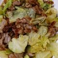 とかげのおかあさん's cooksnap of when they made 豚コマキャベツの麺つゆしょうが炒め.