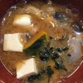 わたるんママ's cooksnap of when they made かぼちゃと白菜のお味噌汁.