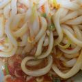 騎士団長EM's cooksnap of when they made とびっこ塩辛卵ぶっかけうどん(温).