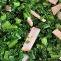 ますchan's cooksnap of when they made 大根の葉の炒め物～洋風バージョン～.