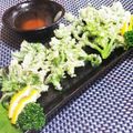 辰夫女子's cooksnap of when they made 春の味～クレソンの天ぷら❀.