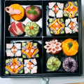 テレワーク男's cooksnap of when they made 虹の四角い飾り巻き寿司.