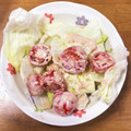 クックP8KGHH☆'s cooksnap of when they made レタスとトマトのごまマヨサラダ.