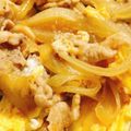 りーとぽん's cooksnap of when they made 簡単　豚肉と玉ねぎの卵とじ.