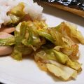 ＫＯＲＯ♪'s cooksnap of when they made キャベツとウインナーの甘ピリ辛炒め！.