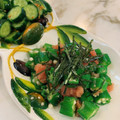 Chico・・☆'s cooksnap of when they made 簡単　おくらと辛子明太子の和え物.
