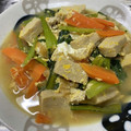 Kouyuka329's cooksnap of when they made 小松菜と高野豆腐の卵とじ.