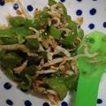 ｽｶｲﾌｨｯｼｭ☆'s cooksnap of when they made ピーマンとしらすのバター醤油♪.