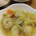 ないよ's cooksnap of when they made 白菜と肉団子のごちそうスープ.