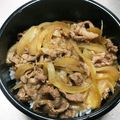まん丸みかリン's cooksnap of when they made 簡単！時短！5分で完成！牛こま牛丼.