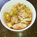 tamaa18's cooksnap of when they made 鶏肉のニンニクバター醤油炒め✿.