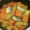 らびDX's cooksnap of when they made 圧力鍋 大根と秋刀魚の炊き物.