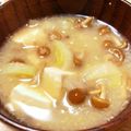 ほもい's cooksnap of when they made ＊なめことネギと豆腐＊の味噌汁.