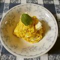 violets's cooksnap of when they made 絶品★かぼちゃとクリームチーズのサラダ.