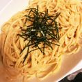 丸顔の妖精's cooksnap of when they made 明太子パスタ.
