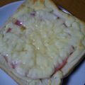 あおちゃん's cooksnap of when they made かんたんハムチーズトースト.