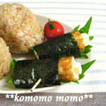 komomoもも's cooksnap of when they made チーズちくわの海苔巻き.