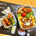 komutatata's cooksnap of when they made クマちゃん弁当♡そぼろ♡簡単♡キャラ弁.