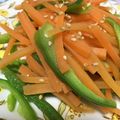 amileamila's cooksnap of when they made 低糖質☆ピーマンとニンジンのきんぴら.