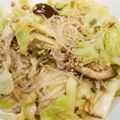 YOU1416's cooksnap of when they made キャベツと春雨のひき肉炒め.