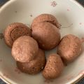 ノンノコノン's cooksnap of when they made レンジで超簡単♪胡麻入りスノーボール２種.