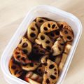 ykmr4's cooksnap of when they made ☺簡単作り置きおかず♪蓮根の焼きびたし☺.
