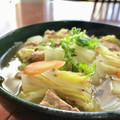 Superlittleboo's cooksnap of when they made 刻みネギと白菜の鯖缶煮込み.