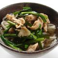 はちれ's cooksnap of when they made おいしい！肉みそ☆おうどん.