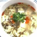 あおむし26's cooksnap of when they made 市販のもずく酢でかき玉もずくスープ♪.