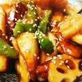 ◉ellie◉'s cooksnap of when they made 簡単！蓮根の甘酢炒め♥.