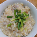 ahayas's cooksnap of when they made 風邪に！豚肉と長ネギの簡単中華粥♡.