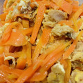 クック3AX440☆'s cooksnap of when they made ツナと卵でにんじんしりしり.