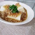 Yukiまむ's cooksnap of when they made ♪鶏そぼろの残りで豆腐のあんかけ♪.