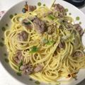 コロどろっぷ's cooksnap of when they made 豚×ネギ塩レモンの簡単パスタ.
