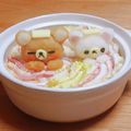♪♪♪eri♪♪♪'s cooksnap of when they made 大根おろしアート　リラックマのデコ鍋.