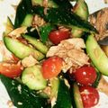 K96's cooksnap of when they made トマトときゅうりとツナの和え物.