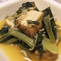 たもたん's cooksnap of when they made 厚揚げと小松菜とじゃこの煮びたし.