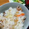 ともみん家's cooksnap of when they made 松山あげの旨味たっぷり炊き込みご飯.