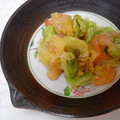 しづほ's cooksnap of when they made ♥そら豆とエビちゃんの天ぷら♥.