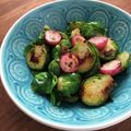 栗丸うさぎ's cooksnap of when they made 芽キャベツとラディッシュのソテー.