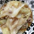 みわたけ's cooksnap of when they made 母の定番、キャベツのワンタンスープ.